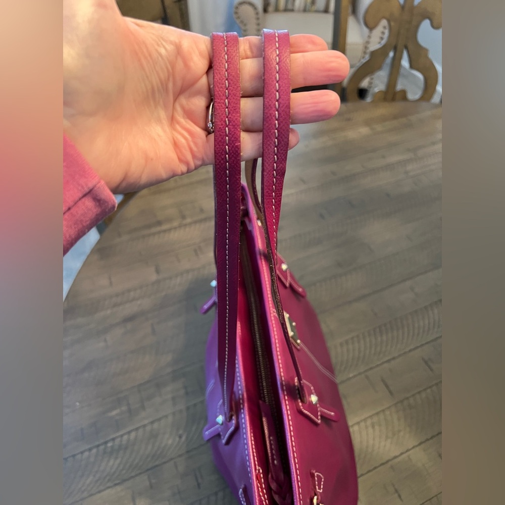 Dooney & Bourke Vibrant Magenta Tote - Picture 6 of 16